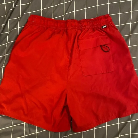 Nike Men's Red swim Shorts - Picture 2 of 4
